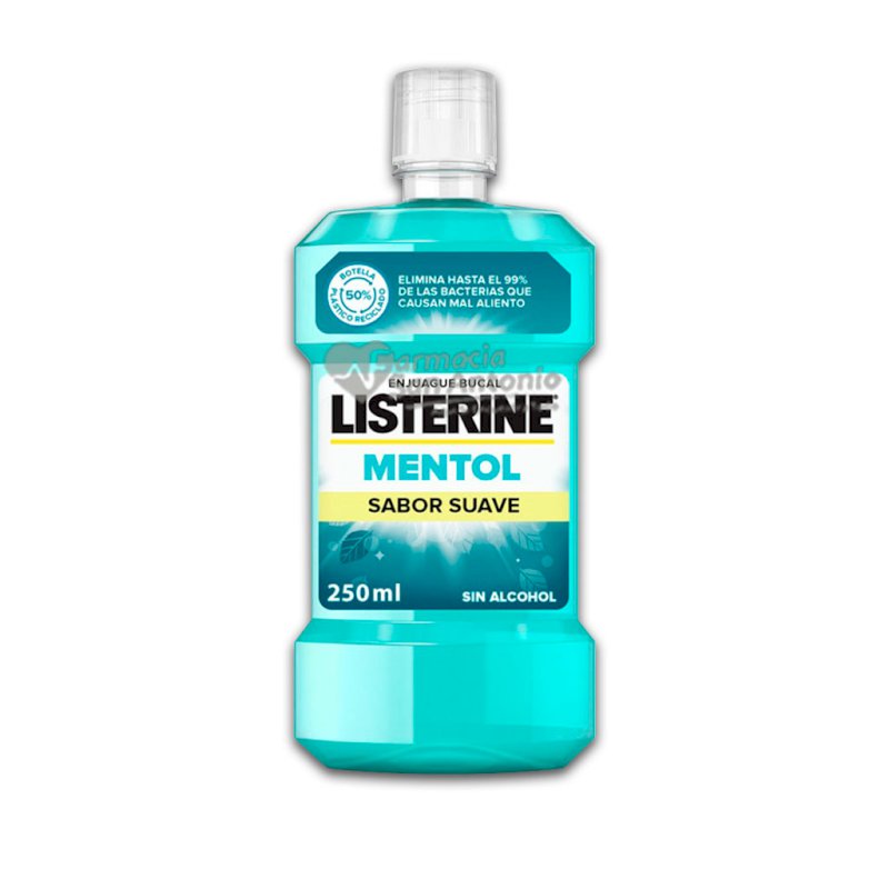 LISTERINE MENTA 250ML