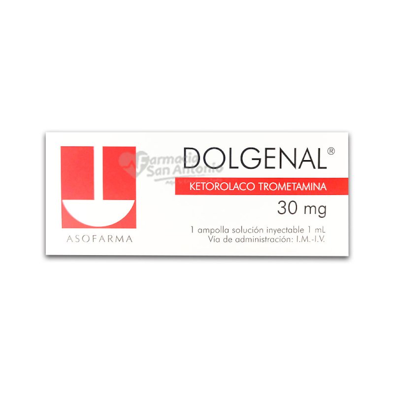 DOLGENAL 30MG X 1 AMP