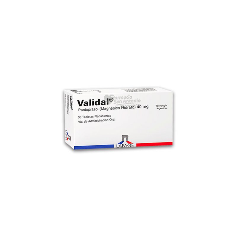 VALIDAL 40 MG X 28 TABLETAS