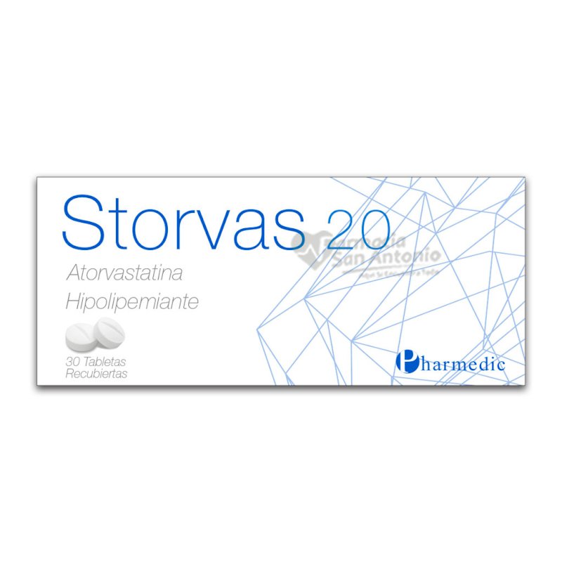 STORVAS 20MG X 30 TABS