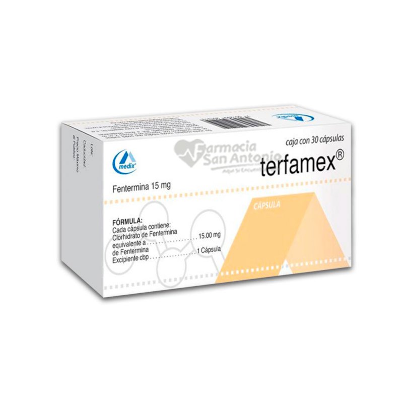 TERFAMEX 15MG X 30 CAPS