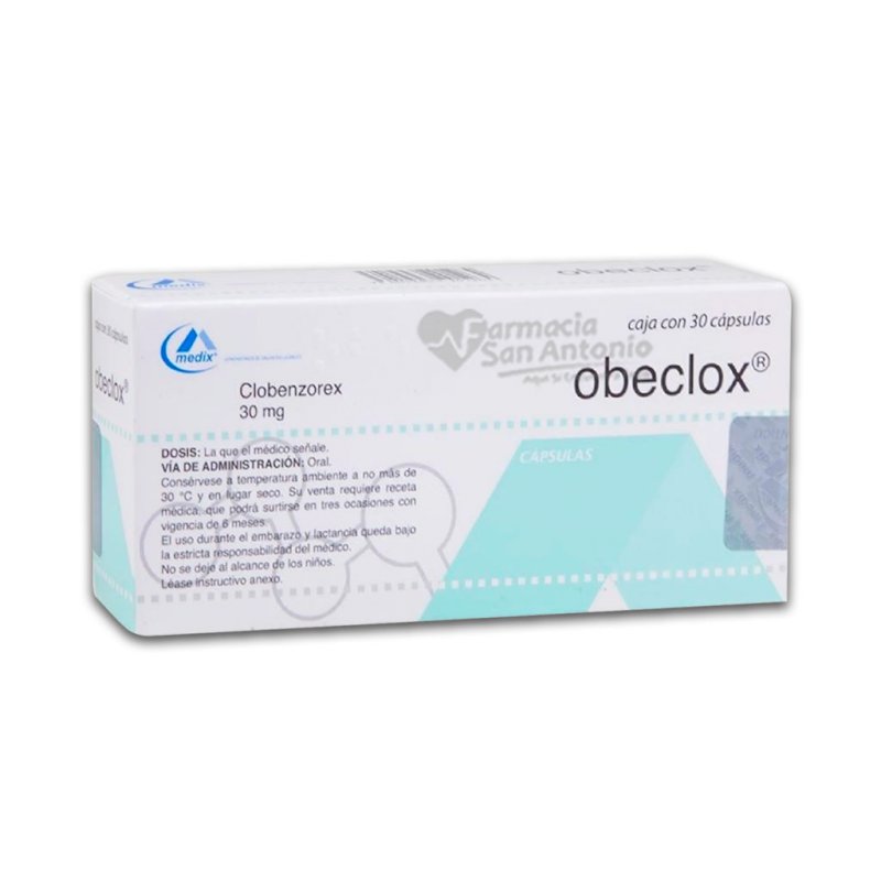 OBECLOX 30MG X 30 CAPS