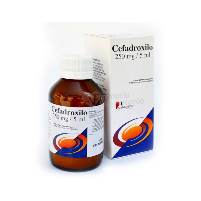 CEFADROXILO LANCASCO 250/5ML SUSP 60ML