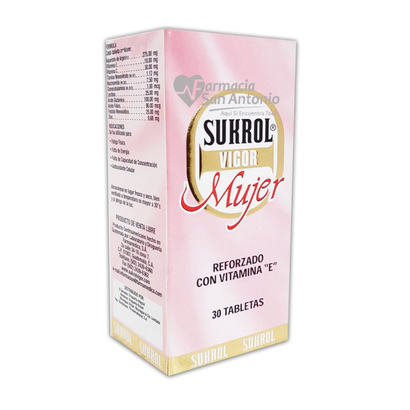 SUKROL VIGOR MUJER X 30 TAB