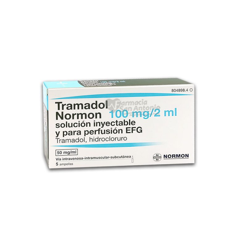 TRAMADOL NORMON EFG 100MG X 5 AMP