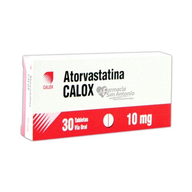 ATORVASTATINA CALOX 10MG X 30 TAB