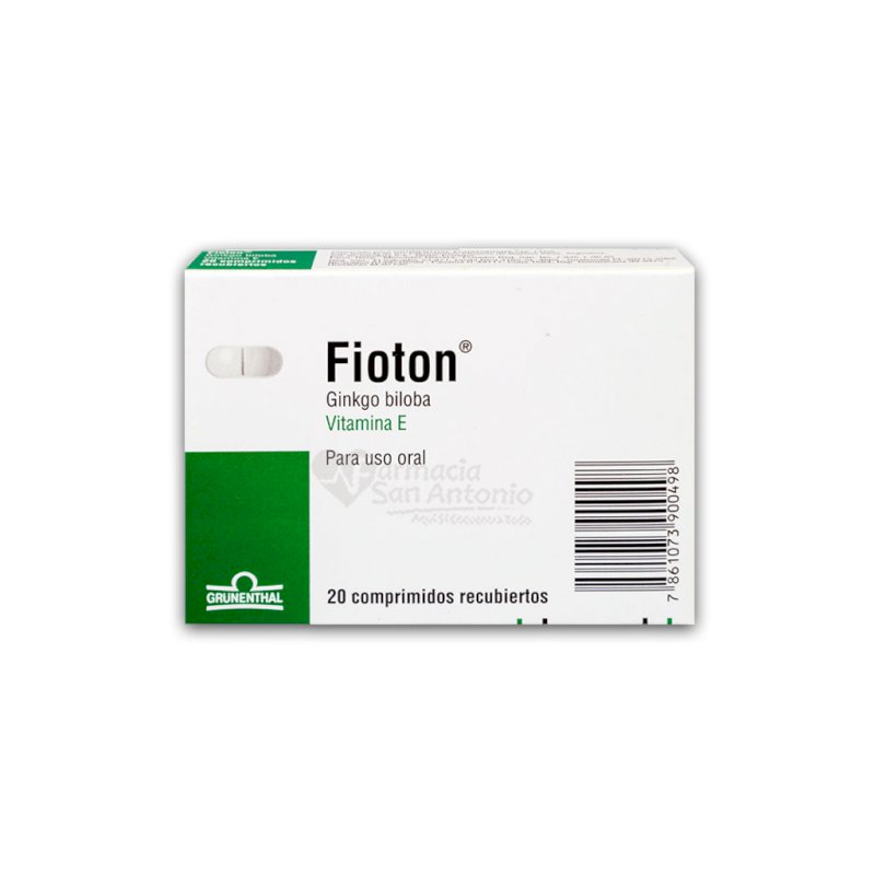 FIOTON 200MG X 20 CAP