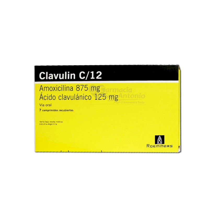 CLAVULIN C 12 875MG X 7 TAB $