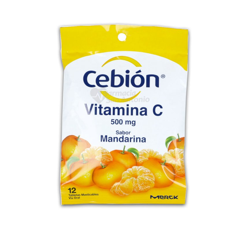 CEBION MAST. MANDARINA SOBRE X 12 TAB