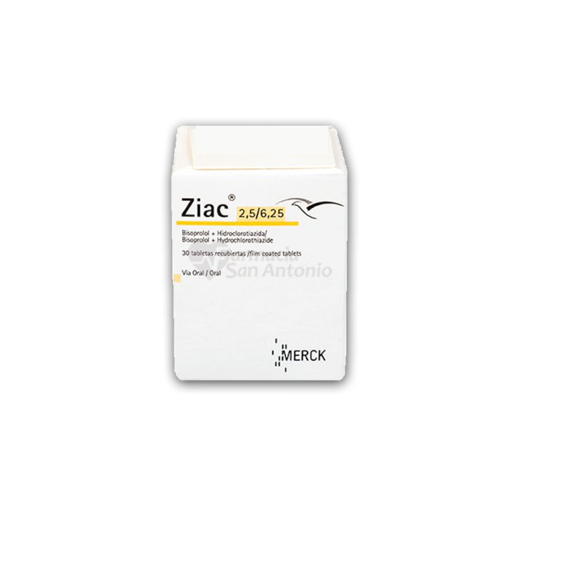 ZIAC 2.5/6.25MG X 30 TAB @