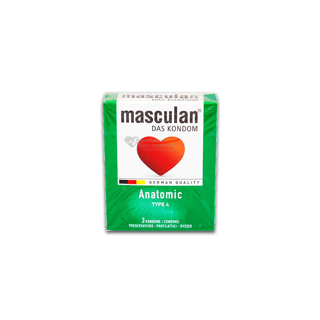 PRESERVATIVO MASCULAN 4 ANATOMIC X 3 UNID