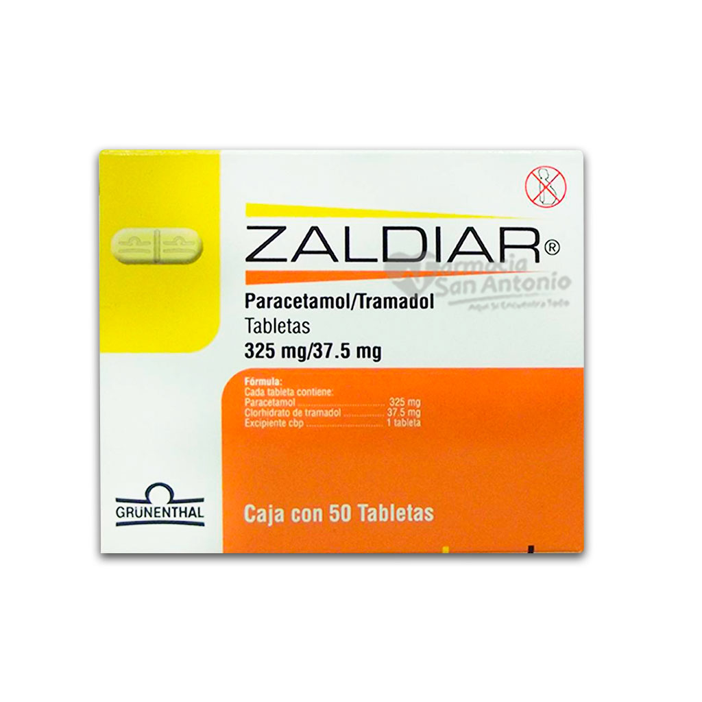 ZALDIAR X 50 COMP & Farmacia San Antonio