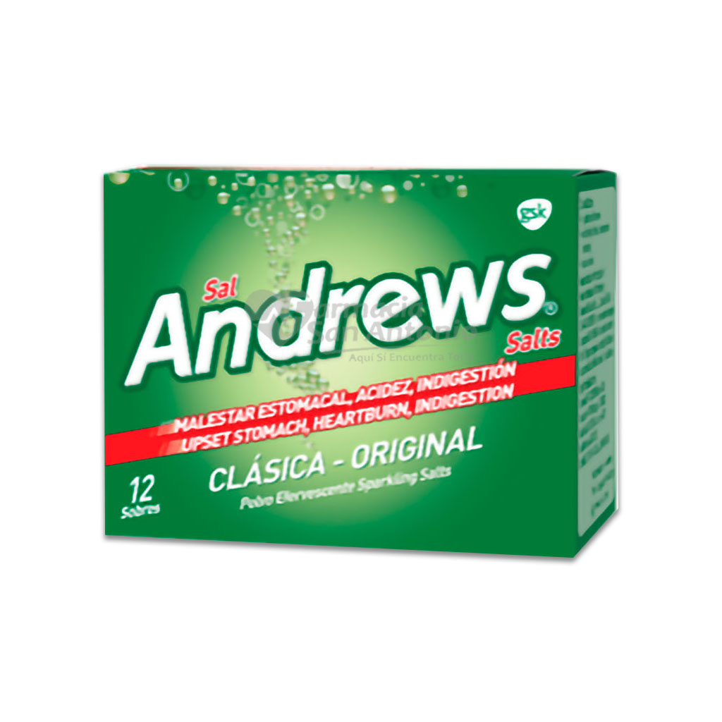 SAL ANDREWS CLASICA CAJA X 12 & Farmacia San Antonio