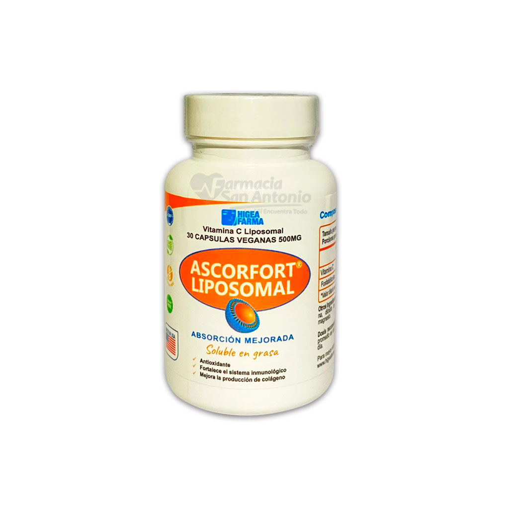 ASCORFORT LIPOSOMAL X 30 CAPS