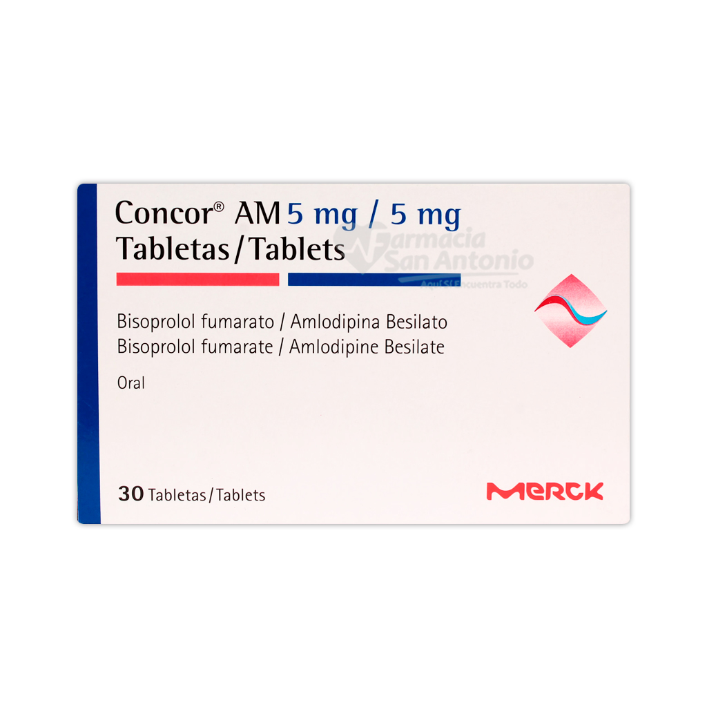 CONCOR AM 5MG/5MG X 30 TAB @