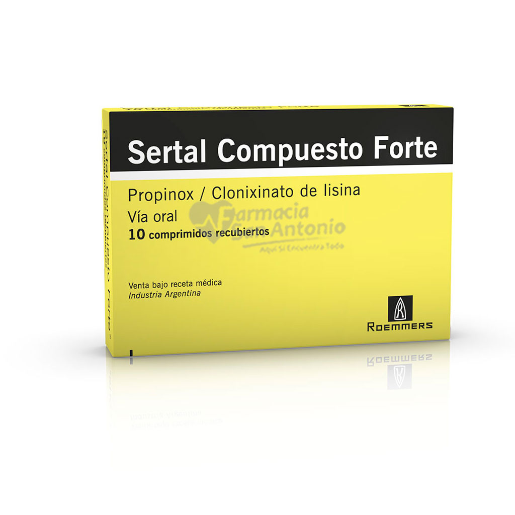 SERTAL COMPUESTO FORTE X 10 TAB $