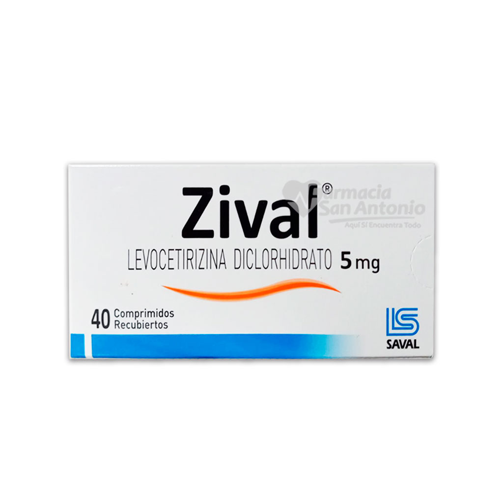 Zival 5mg X 40 Comp And Farmacia San Antonio