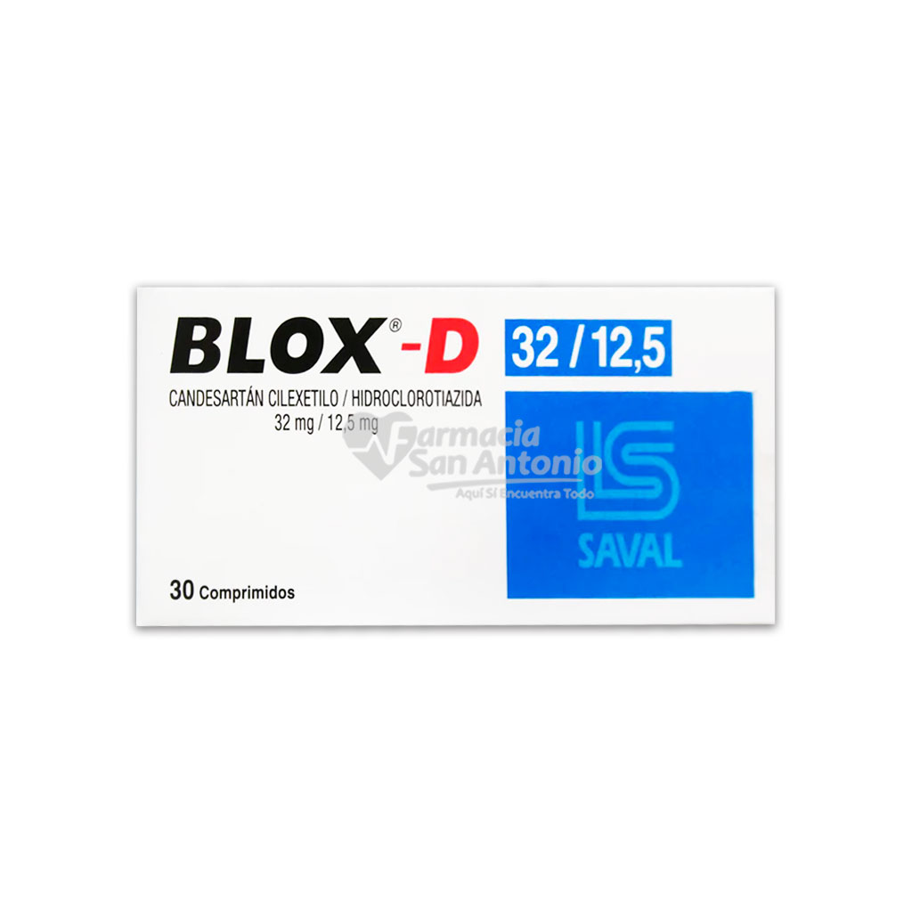 BLOX D 32MG/12.5MG X 30 COMP