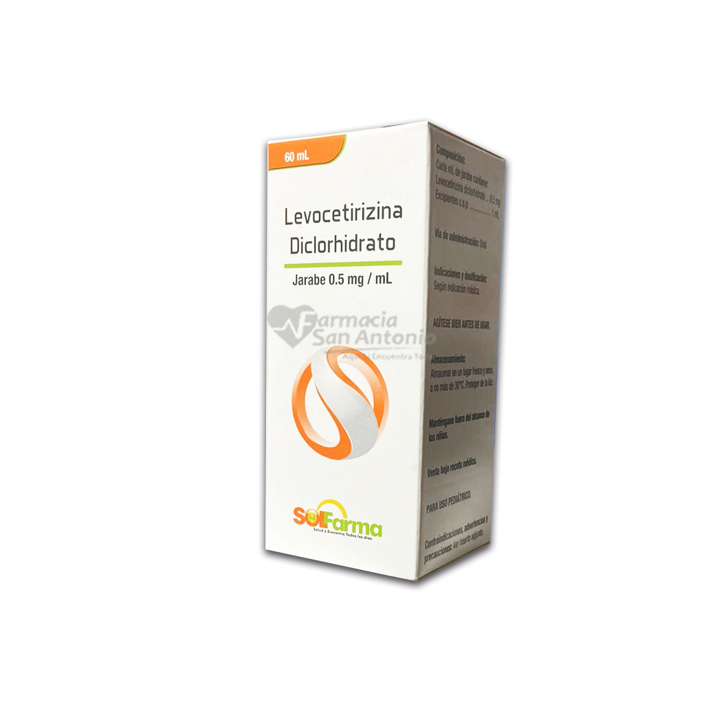 LEVOCETIRIZINA JBE 0.5MG/ML X 60ML