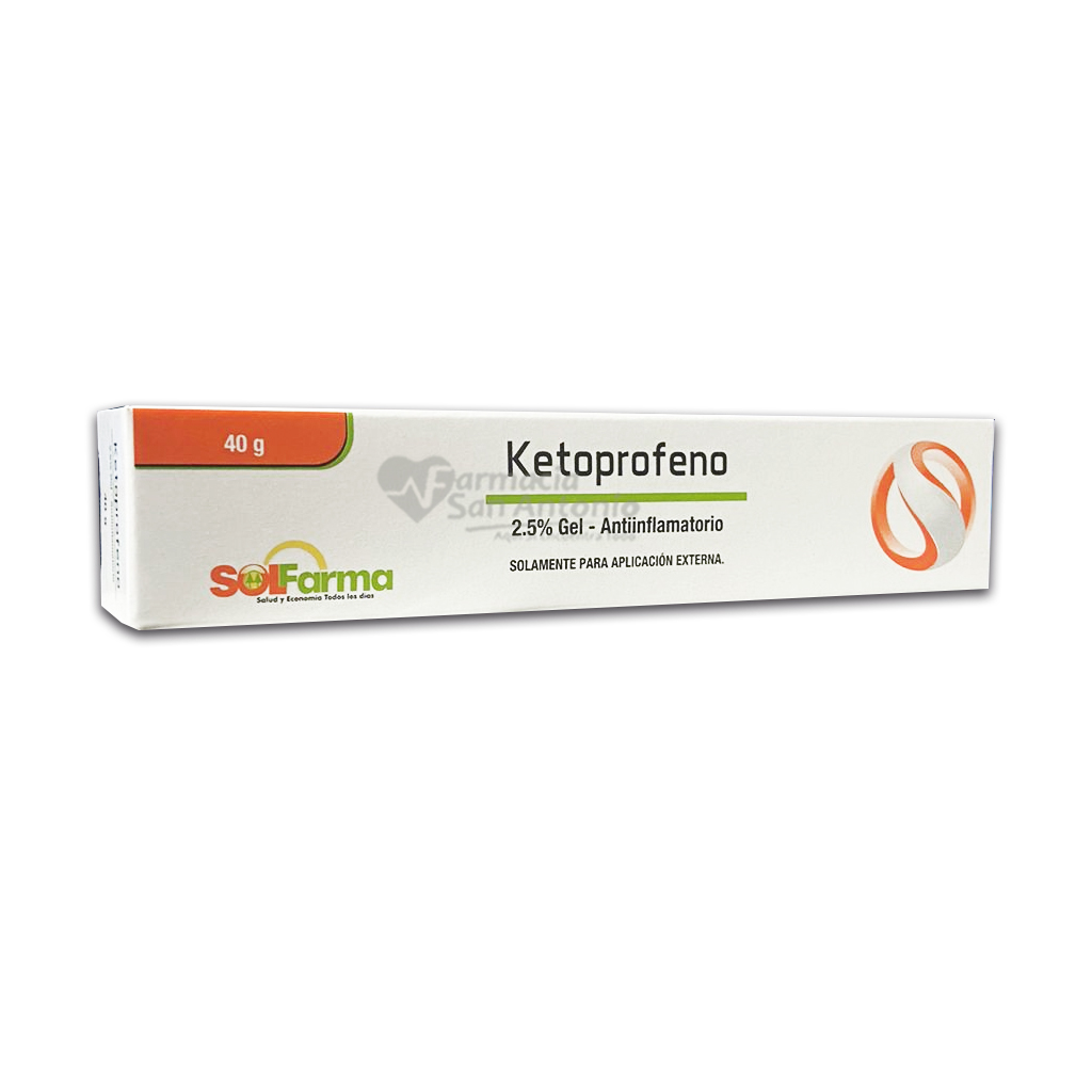 KETOPROFENO 2.5% GEL X 40GRS