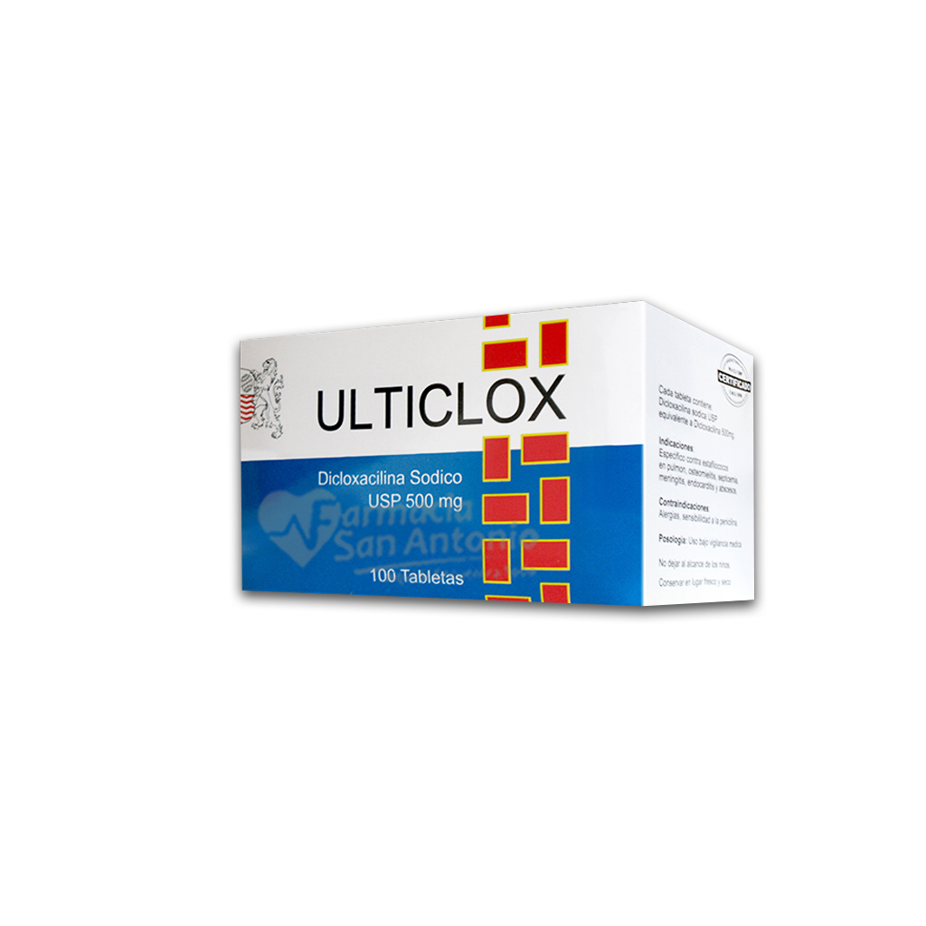 ULTICLOX 500MG X 100 TABLETAS