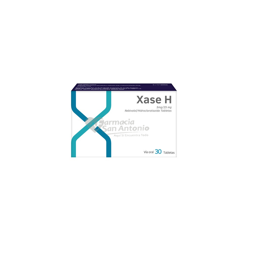 XASE H 5/25MG X 30 TAB 1+1